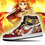Baskets montantes Air Jordan Kyojuro Rengoku Flame – Chaussures montantes Demon Slayer