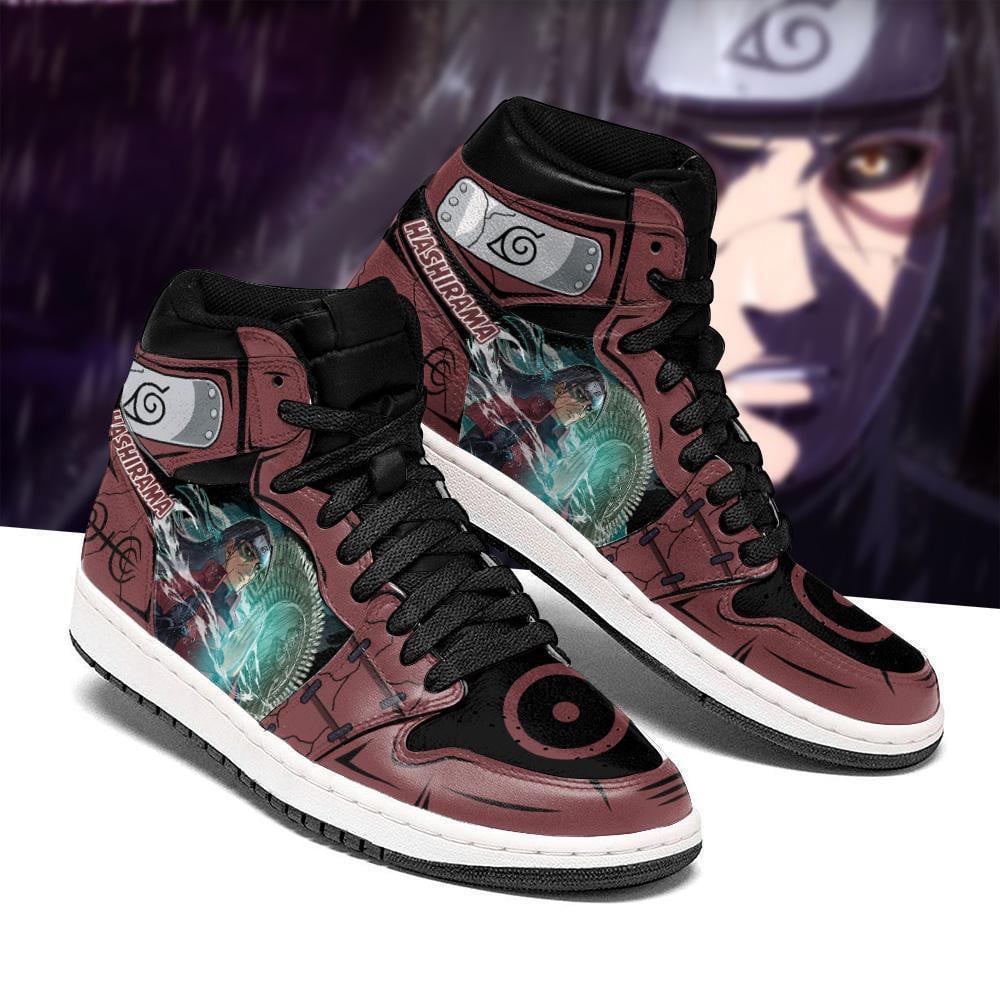 Baskets montantes Air Jordan Hashirama Senju – Chaussures montantes Demon Slayer