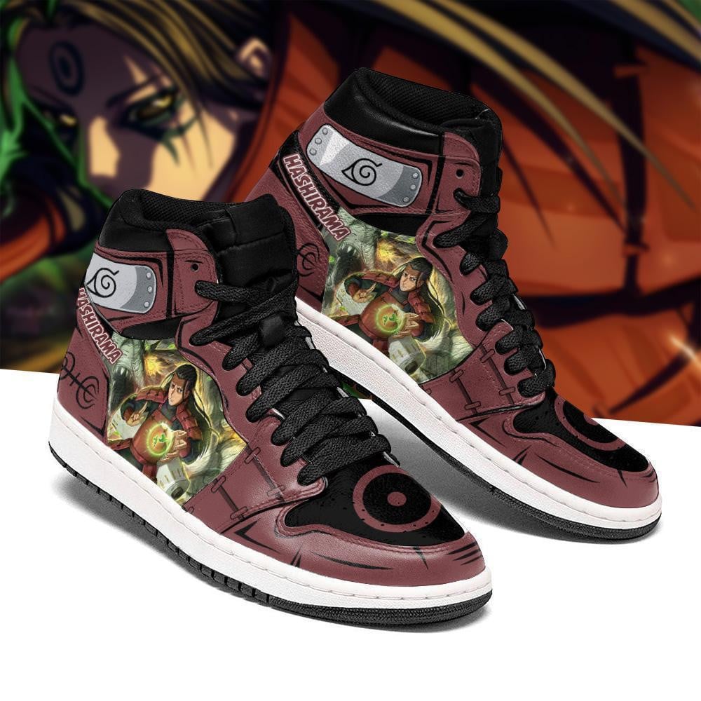 Baskets montantes Air Jordan Hashirama Senju Jutsu – Chaussures montantes Demon Slayer