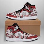 Baskets montantes Air Jordan Muzan Kibutsuji – Chaussures montantes Demon Slayer
