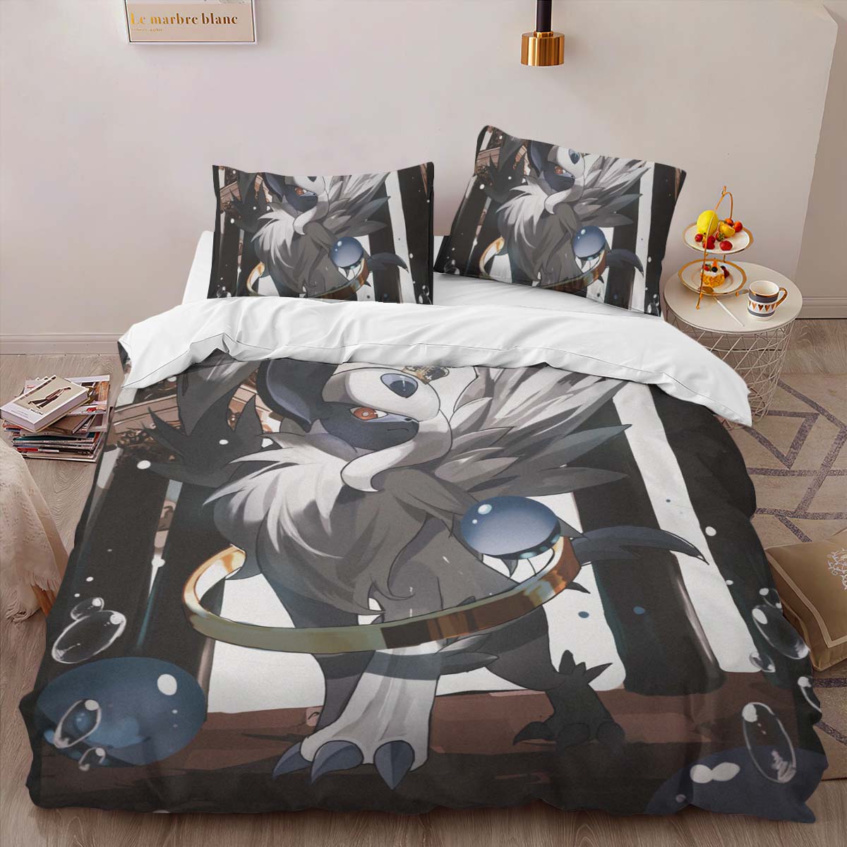 Housse De Couette Absol Pokémon 10 Parure de lit Ensemble De Literie – Image 2