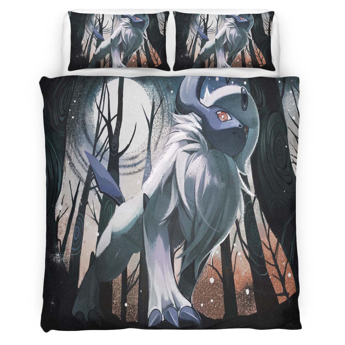 Housse De Couette Absol Pokémon 12 Parure de lit Ensemble De Literie