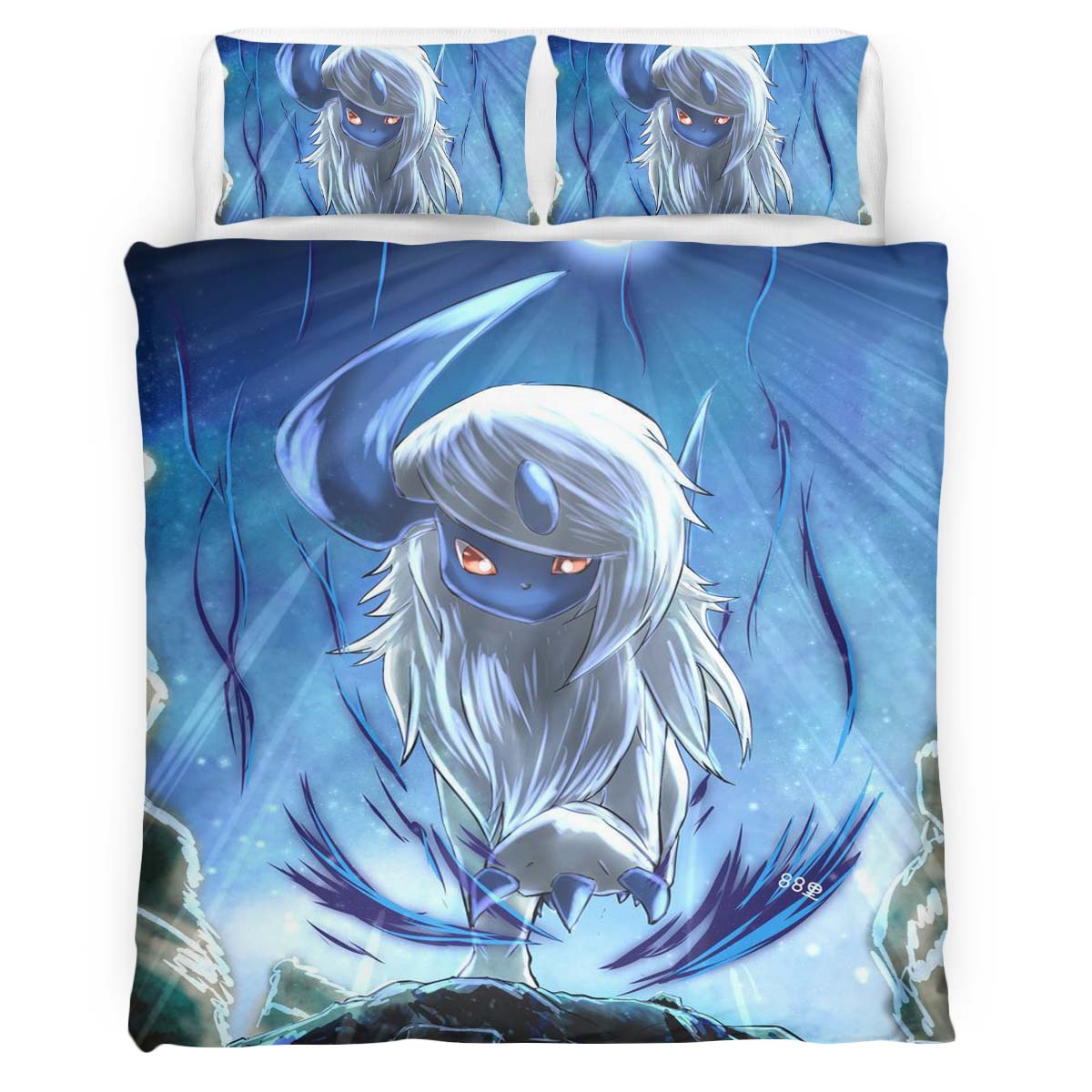 Housse De Couette Absol Pokémon 6 Parure de lit Ensemble De Literie