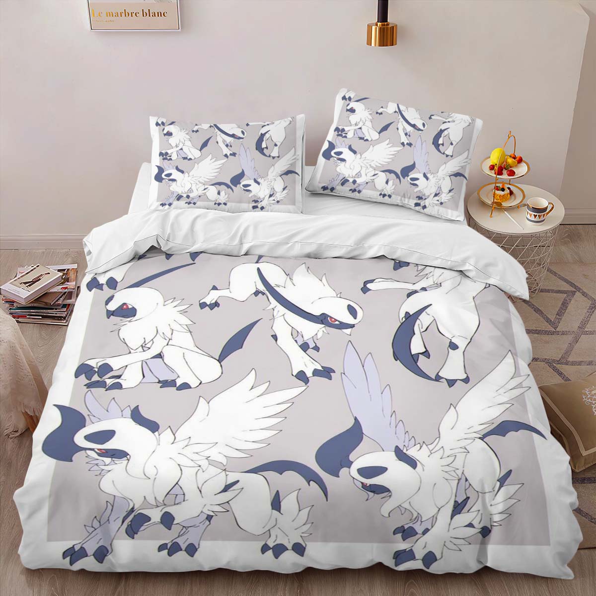 Housse De Couette Absol Pokémon 8 Parure de lit Ensemble De Literie – Image 2