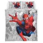Housse De Couette Spider-Man Aventures Parure de lit Ensemble De Literie