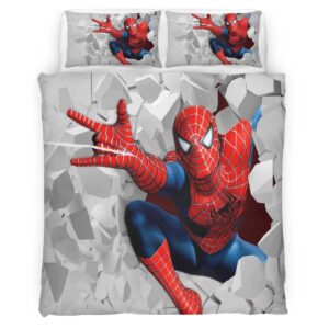 Housse De Couette Spider-Man Aventures Parure de lit Ensemble De Literie