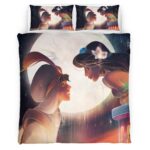 Housse De Couette Aladdin & Jasmine – Princesse Disney Parure de lit Ensemble De Literie