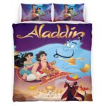 Housse De Couette Aladdin Disney 05 Parure de lit Ensemble De Literie