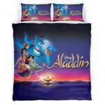 Housse De Couette Aladdin Disney 06 Parure de lit Ensemble De Literie