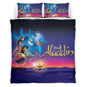 Housse De Couette Aladdin Disney 06 Parure de lit Ensemble De Literie