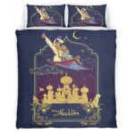 Housse De Couette Aladdin Disney 07 Parure de lit Ensemble De Literie