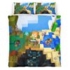 Housse De Couette Alex dans le monde Minecraft Parure de lit Ensemble De Literie