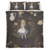 Housse De Couette Alice au pays des merveilles 01 Parure de lit Ensemble De Literie