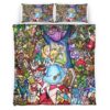 Housse De Couette Alice au pays des merveilles 04 Parure de lit Ensemble De Literie
