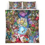 Housse De Couette Alice au pays des merveilles 04 Parure de lit Ensemble De Literie