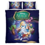Housse De Couette Alice au pays des merveilles 09 Parure de lit Ensemble De Literie