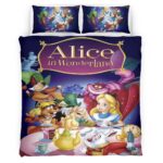 Housse De Couette Alice au pays des merveilles 10 Parure de lit Ensemble De Literie
