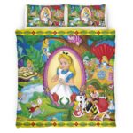Housse De Couette Alice au pays des merveilles 11 Parure de lit Ensemble De Literie