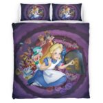 Housse De Couette Alice au pays des merveilles 12 Parure de lit Ensemble De Literie
