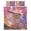 Housse De Couette Toutes les évolutions d’Évoli Pokémon 1008 Parure de lit Ensemble De Literie