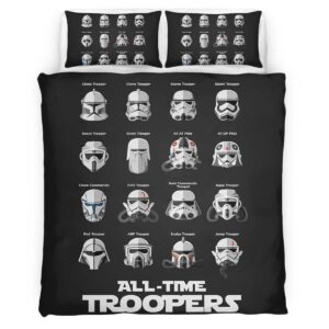 Housse De Couette Casque Stormtrooper Star Wars Parure de lit Ensemble De Literie