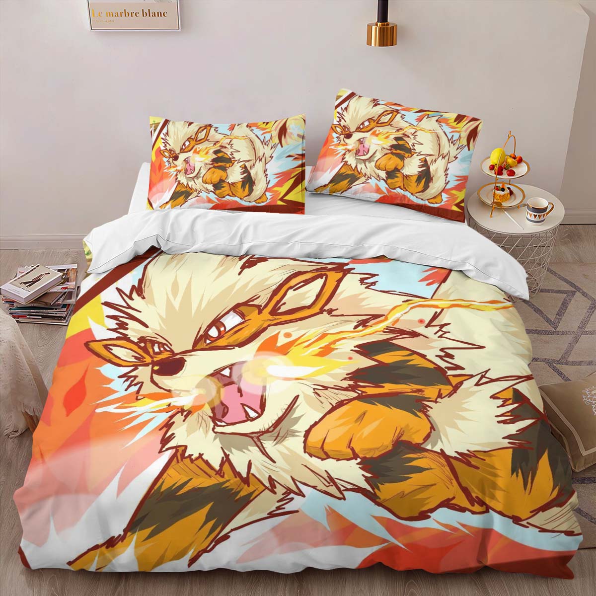 Housse De Couette Arcanin Pokémon La Légende Parure de lit Ensemble De Literie – Image 2