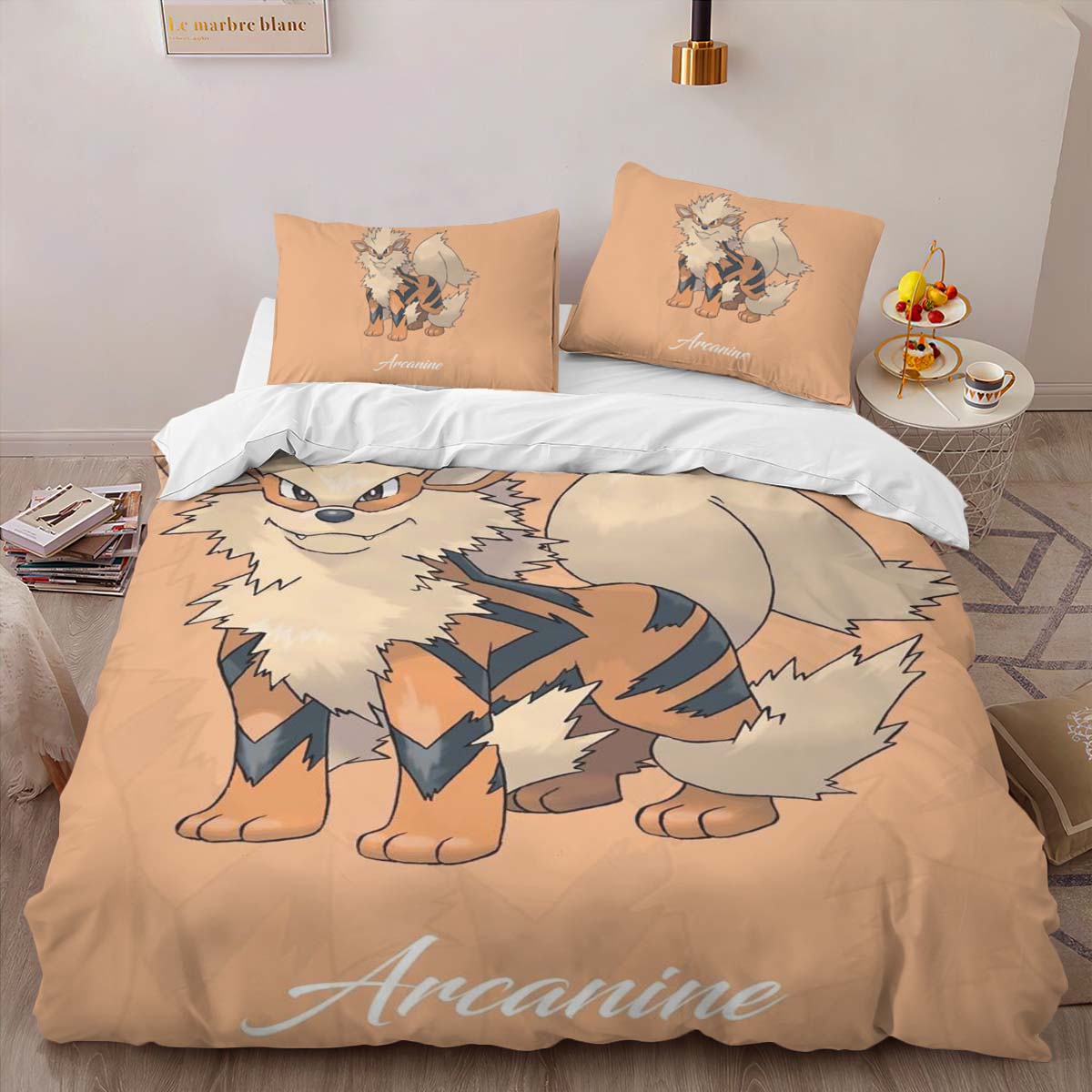 Housse De Couette Arcanin Pokémon La Légende 5 Parure de lit Ensemble De Literie – Image 2