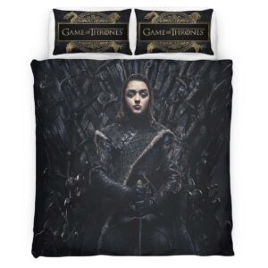 Housse De Couette Arya Stark Maison Stark Game of Thrones Parure de lit Ensemble De Literie