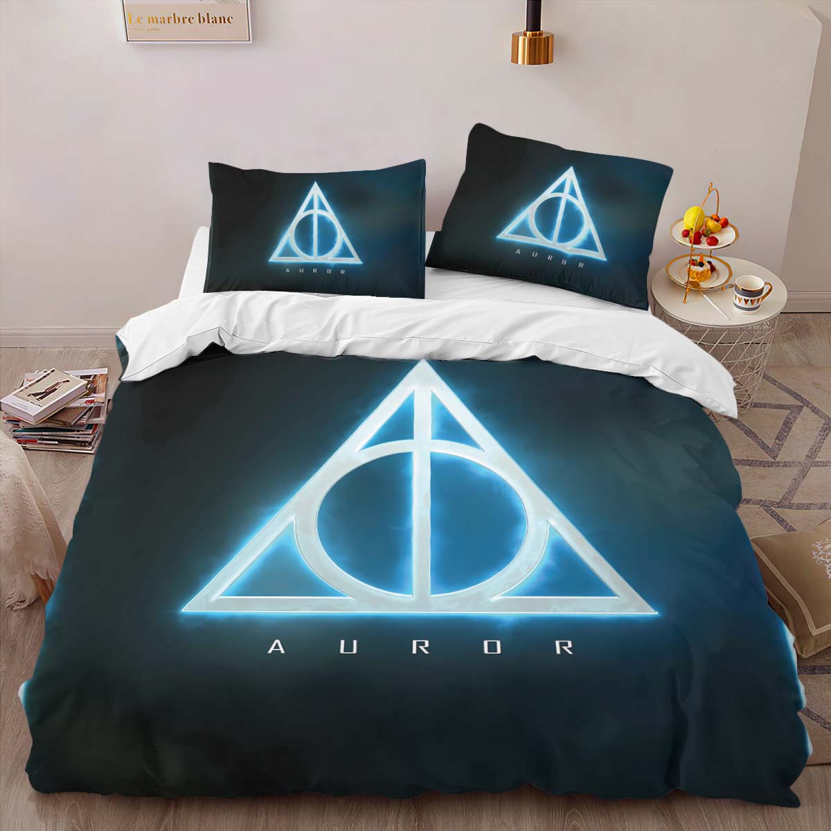 Housse De Couette Harry Potter Patronus Toujours Parure de lit Ensemble De Literie – Image 2