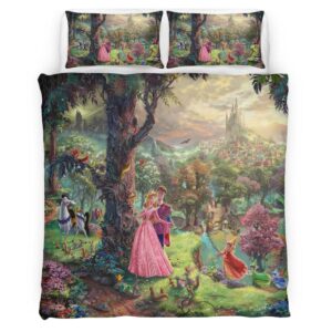 Housse De Couette Aurore – La Belle au bois dormant 06 Parure de lit Ensemble De Literie