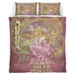 Housse De Couette Aurore – La Belle au bois dormant 07 Parure de lit Ensemble De Literie