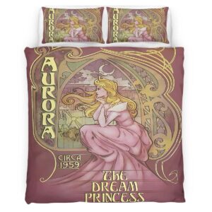 Housse De Couette Aurore – La Belle au bois dormant 07 Parure de lit Ensemble De Literie
