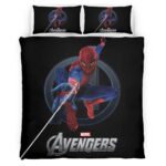 Housse De Couette Spider-Man Avengers Parure de lit Ensemble De Literie
