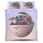 Housse De Couette Bébé Yoda Grogu Star Wars 11 Parure de lit Ensemble De Literie
