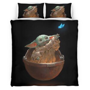 Housse De Couette Bébé Yoda Grogu Star Wars 13 Parure de lit Ensemble De Literie