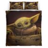 Housse De Couette Bébé Yoda Grogu Star Wars 15 Parure de lit Ensemble De Literie