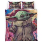 Housse De Couette Bébé Yoda Trop Craquant Parure de lit Ensemble De Literie