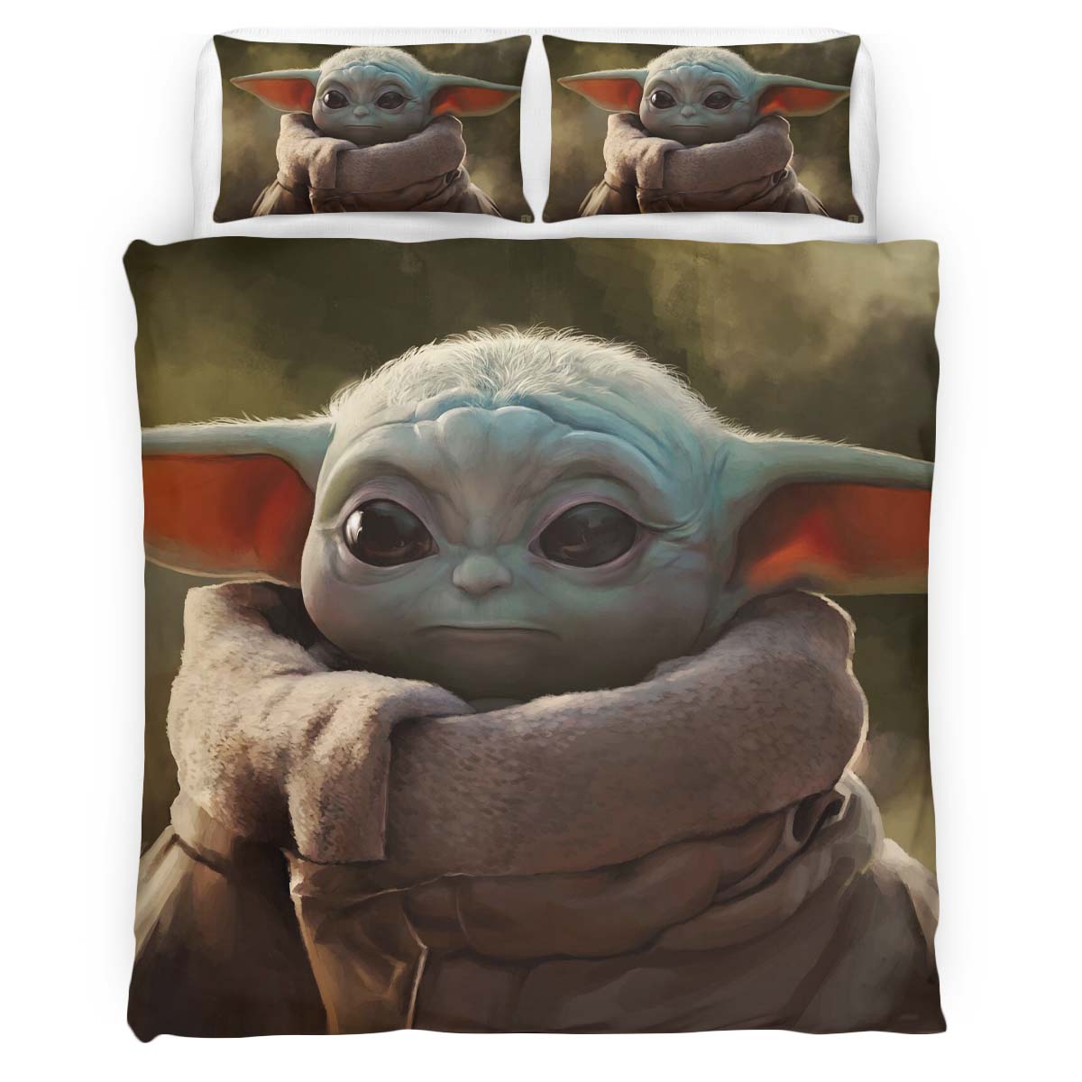 Housse De Couette Bébé Yoda Star Wars 6 Parure de lit Ensemble De Literie