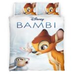 Housse De Couette Bambi & Panpan 12 Parure de lit Ensemble De Literie