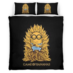 Housse De Couette Minions – Game of Bananas (Banane) Parure de lit Ensemble De Literie