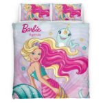 Housse De Couette Barbie – Sirène Parure de lit Ensemble De Literie