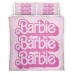 Housse De Couette Barbie Barbie Barbie Parure de lit Ensemble De Literie