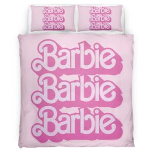 Housse De Couette Barbie Barbie Barbie Parure de lit Ensemble De Literie