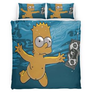 Housse De Couette Bart Simpson Parure de lit Ensemble De Literie