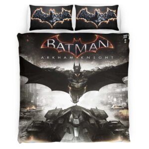 Housse De Couette Batman Arkham Knight Parure de lit Ensemble De Literie