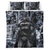 Housse De Couette Batman Comics Gotham City Parure de lit Ensemble De Literie