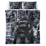 Housse De Couette Batman Comics Gotham City Parure de lit Ensemble De Literie