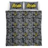Housse De Couette Batman Personnages DC Comics Parure de lit Ensemble De Literie
