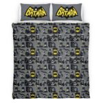 Housse De Couette Batman Personnages DC Comics Parure de lit Ensemble De Literie