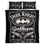 Housse De Couette Batman Dark Night Gotham City Parure de lit Ensemble De Literie